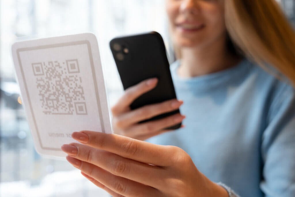 qr para llevar a una feria